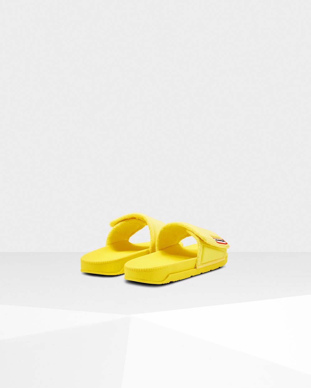 Womens Slides - Hunter Original Adjustable (68FMUDVSK) - Yellow